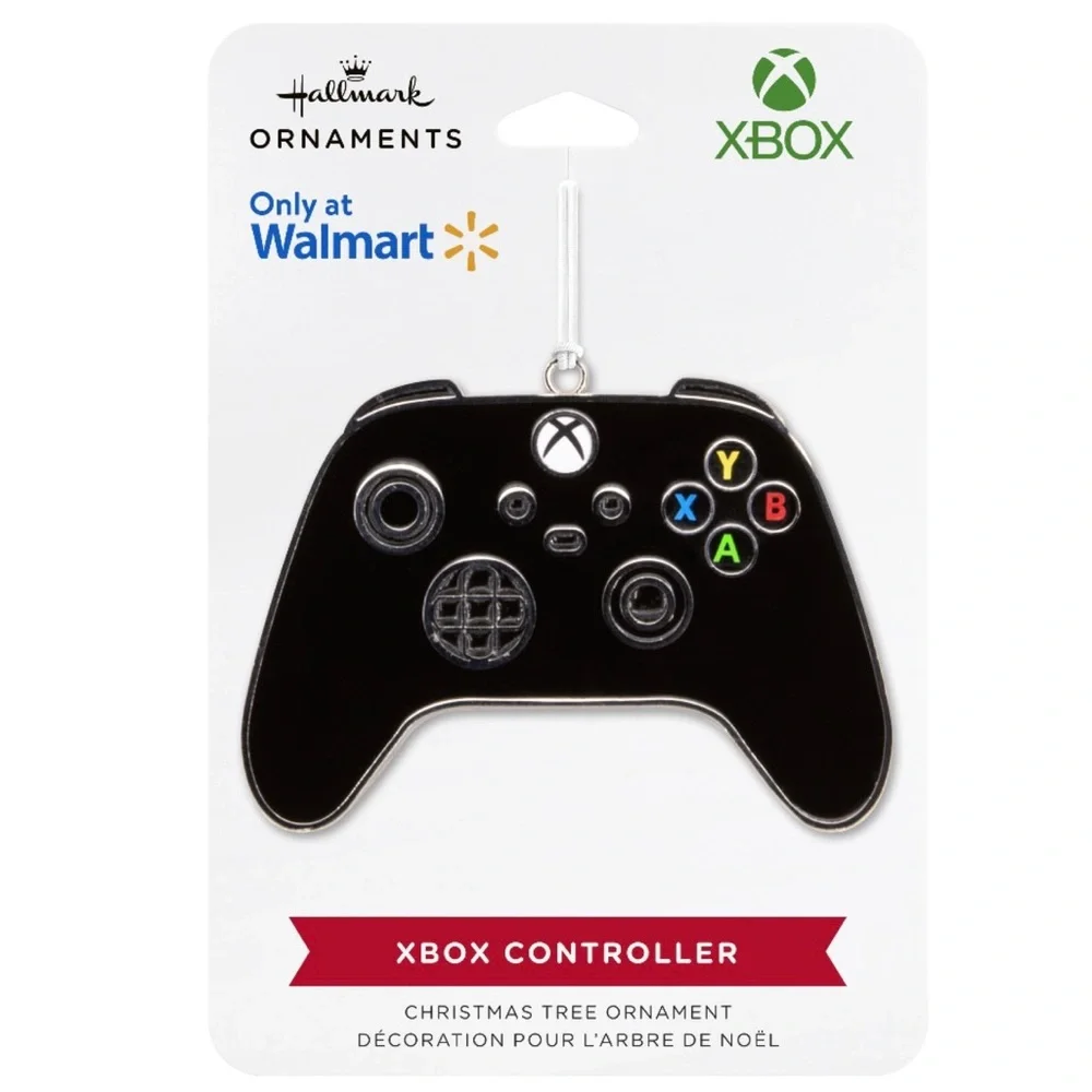 Hallmark “XBOX Black Video Game Controller” Metal Christmas Ornament (NWT)